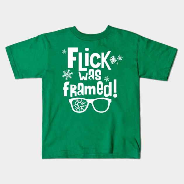 Flick Was Framed Kids T-Shirt by PopCultureShirts